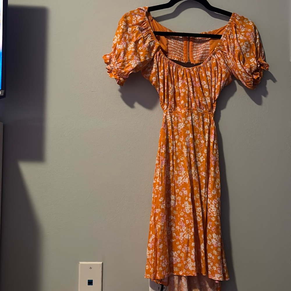 Rock n rags orange dress